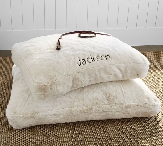 Faux Fur Pet Bed Cover - Ivory Alpaca | Pottery Barn (US)