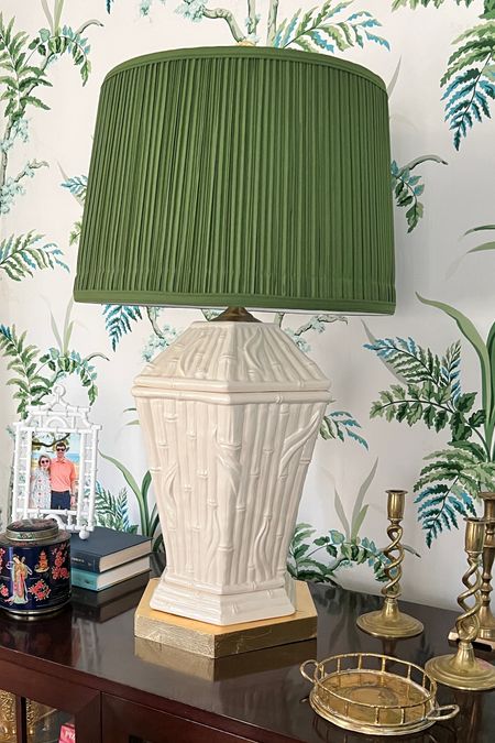 Linking the fab green lamp shades here! I’m eyeing the blue for another space in my home! 

#LTKhome