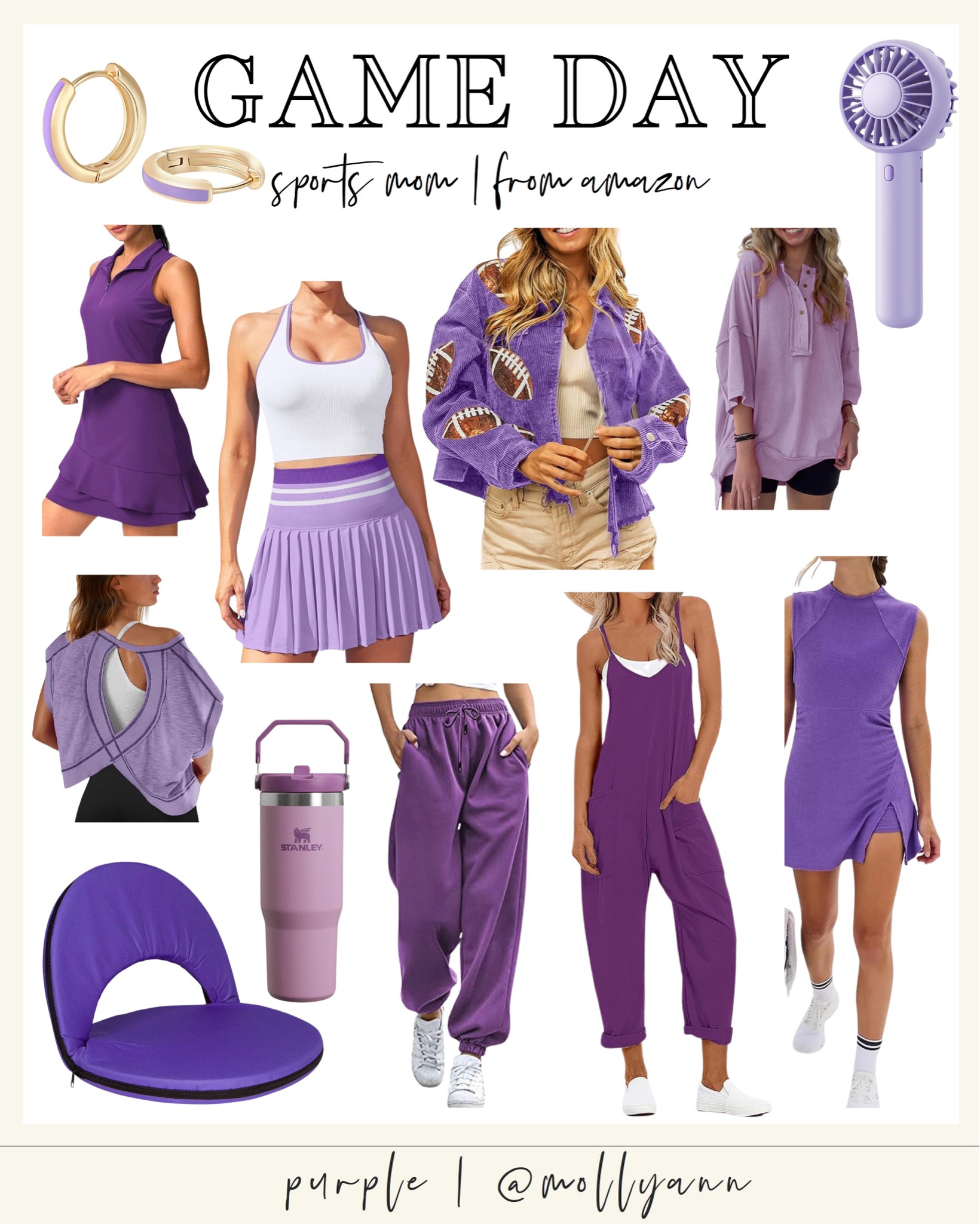 Game Day - School Colors.
 📣 Purple 💜 Amazon finds!! 

#LTKBacktoSchool #LTKFindsUnder50 #LTKActive