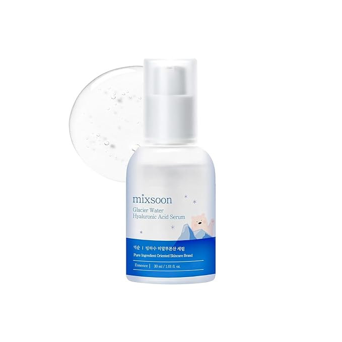 mixsoon Glacier Water Hyaluronic Acid Serum - Deep Hydration and Cooling for Face, Hydration Boos... | Amazon (US)