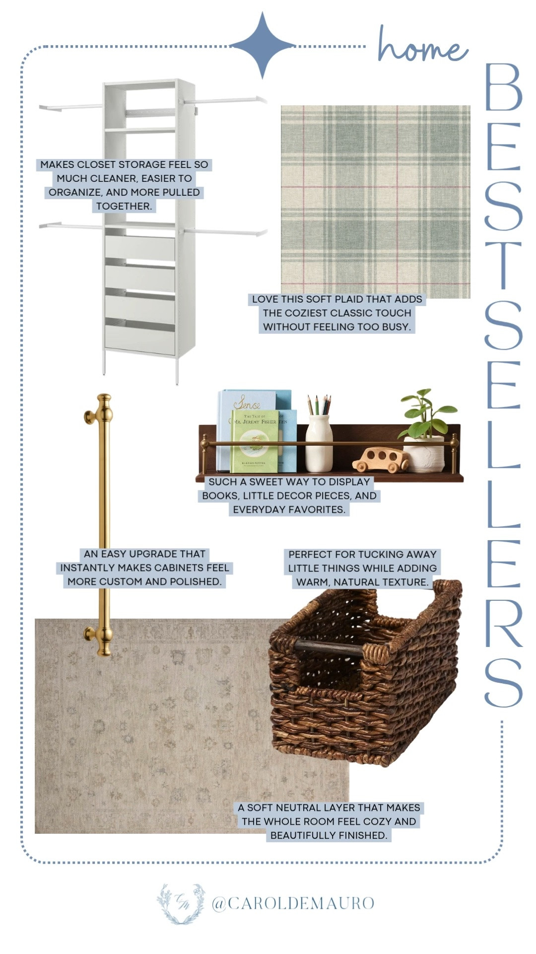 home bestsellers, follower favorites, home decor, home renovation, plaid wallpaper, brass hardware, woven basket, neutral rug, wall shelf, nursery styling, DIY closet, home organization

#LTKHome #LTKKids #LTKU