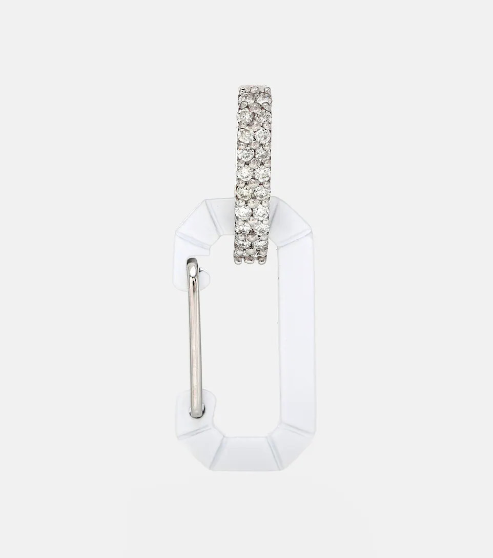 Exklusiv bei Mytheresa – Einzelner Ohrring Chiara Small aus 18kt Gold mit Diamanten | Mytheresa (DACH)