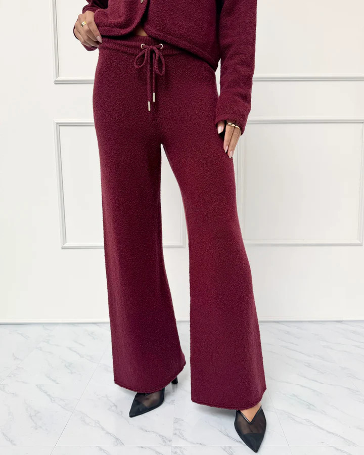 Splendid x @Cellajaneblog Boucle Sweater Pant | Splendid