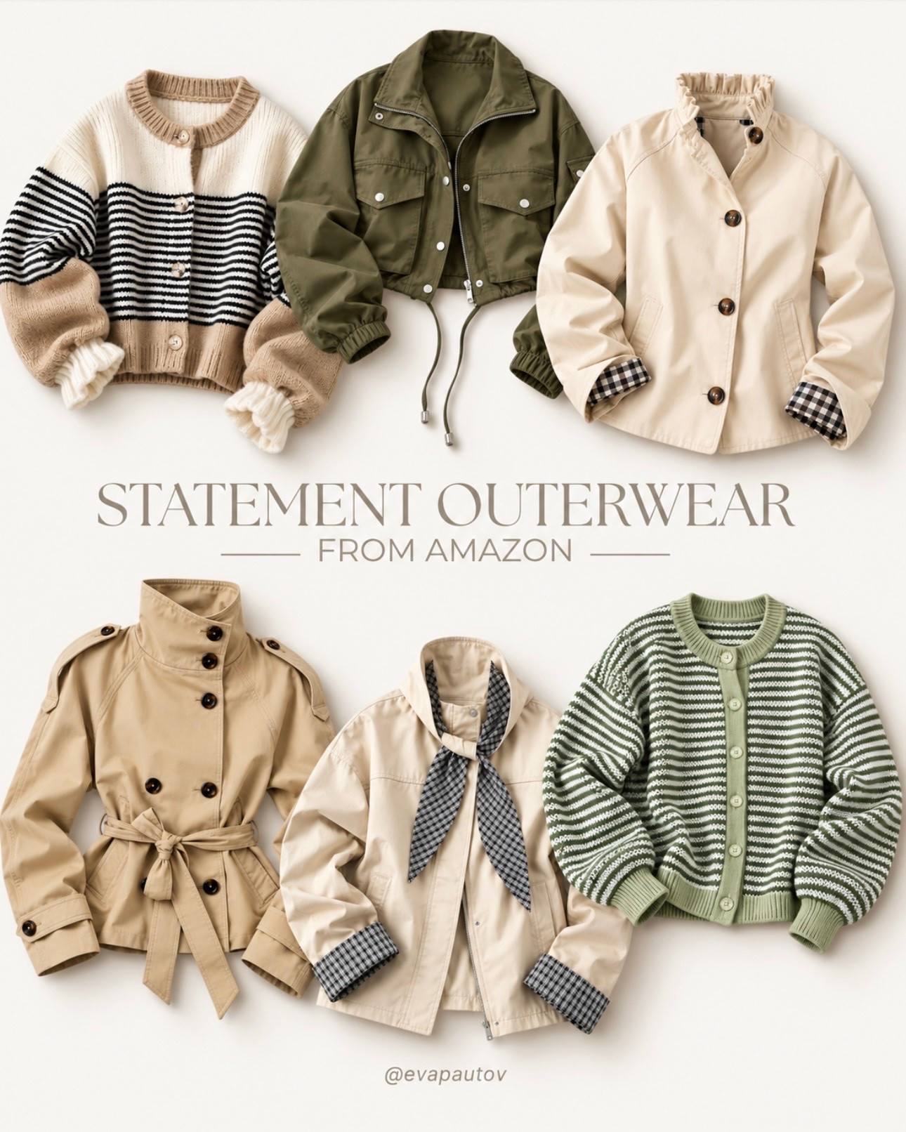 Statement outerwear for fall 🤎🍂 cozy layers, elevated details, and Amazon finds that make any outfit feel instantly put together.