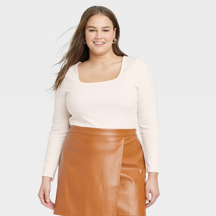 Women's Slim Fit Bodysuit - A New Day™ | Target