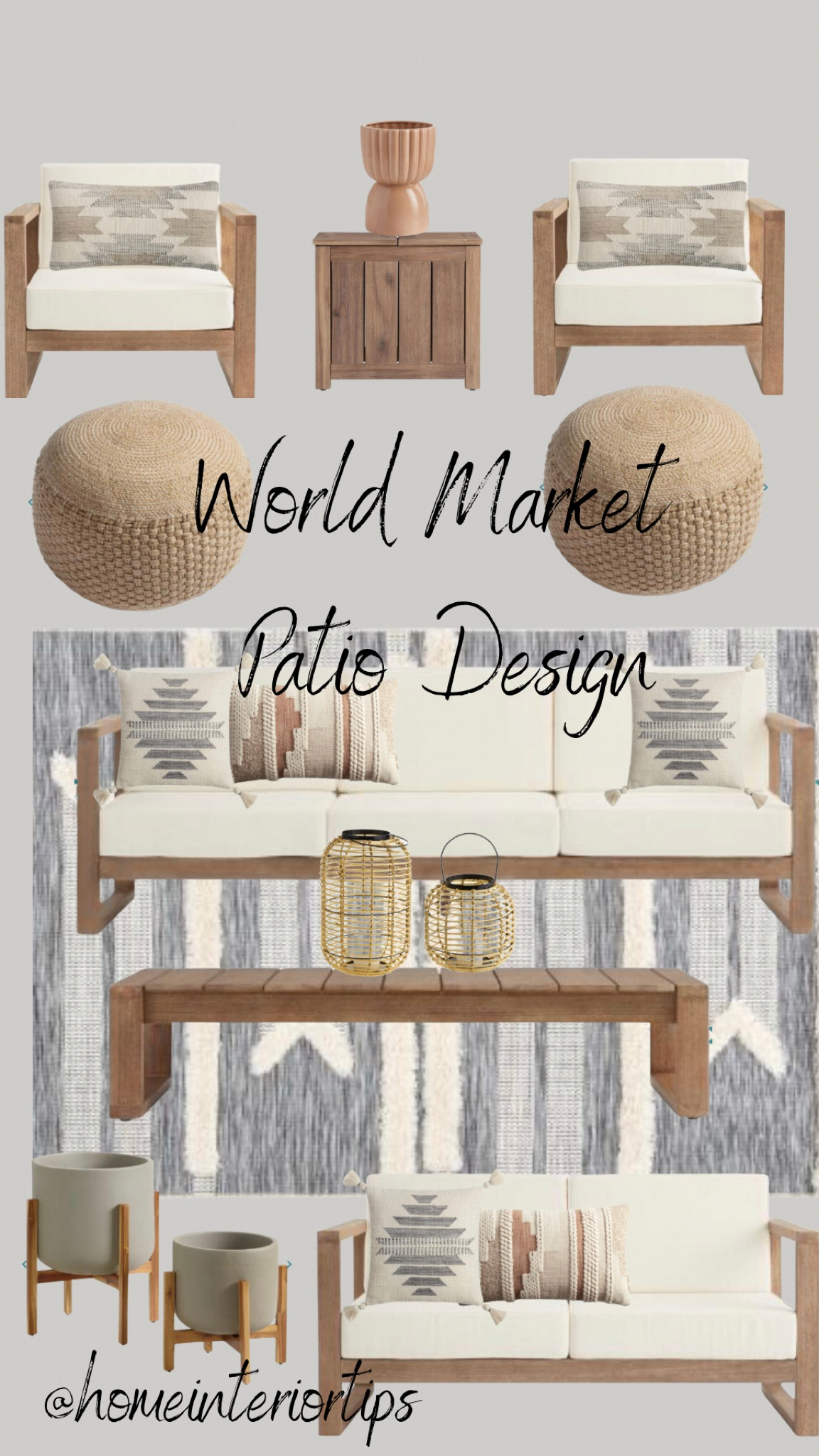 World Market Patio Design

#LTKhome