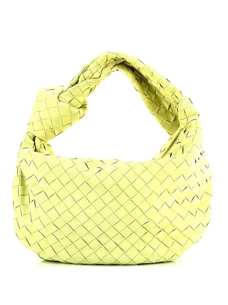 Bottega Veneta Leather Shoulder Bag: Yellow Bags | ThredUp