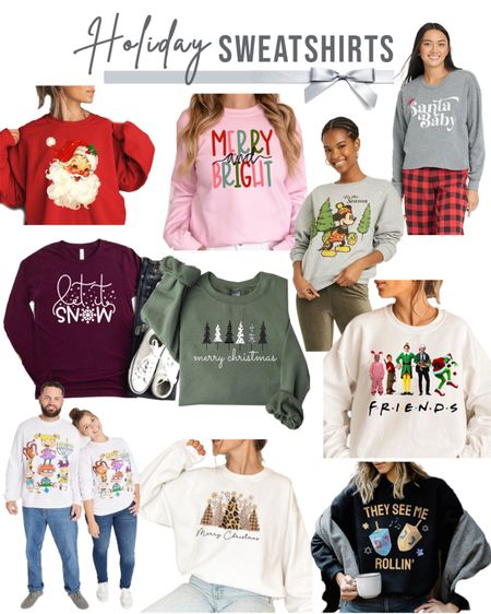 So, do you like to dress “festive” this time of year? Maybe you love to put on a holiday sweatshirt while you’re shopping or wrapping gifts? We’ve got some great options for you in all different styles and colors. 

Of course, they do make great gifts too!! 

#LTKHoliday #LTKSeasonal