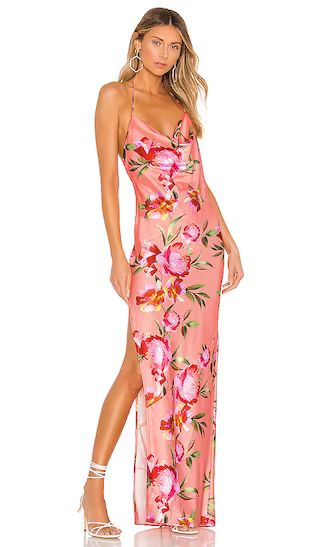 Nicolette Gown in Watercolor Rose | Revolve Clothing (Global)