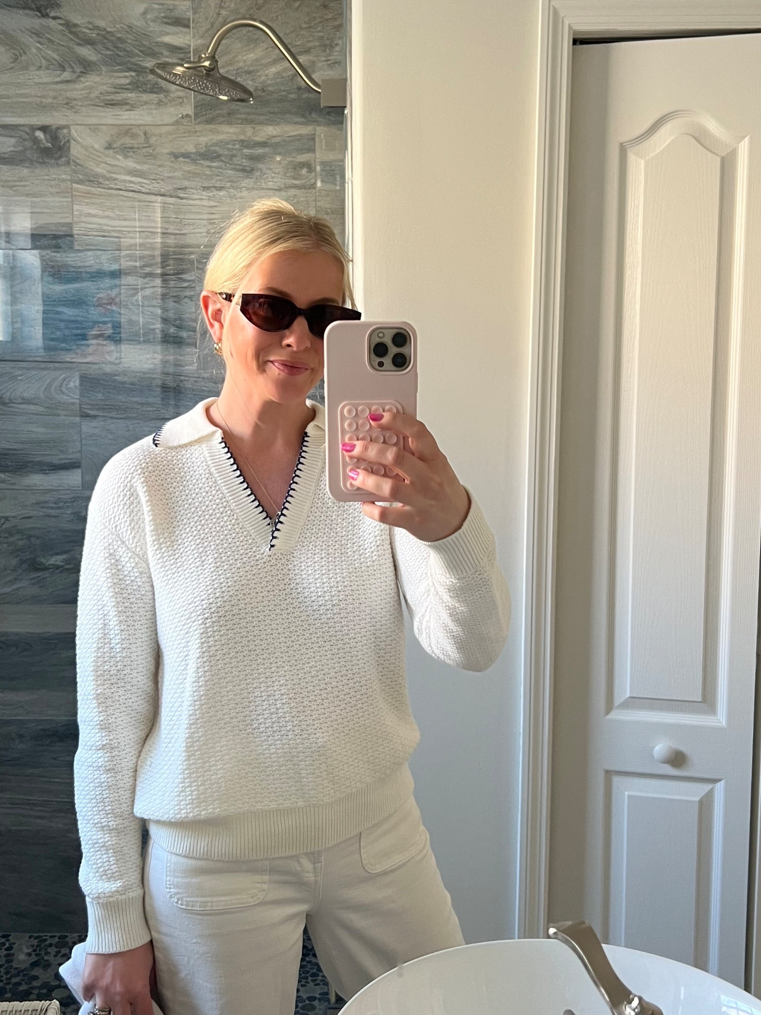 Coastal grandma vibes - genuinely the softest sweater I own 

#LTKootd #LTKWorkwear #LTKTravel