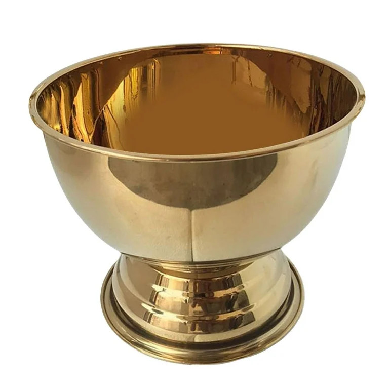 Metal Bucket Punch Bowls for Weddings Restaurant Parties Golden - Walmart.com | Walmart (US)