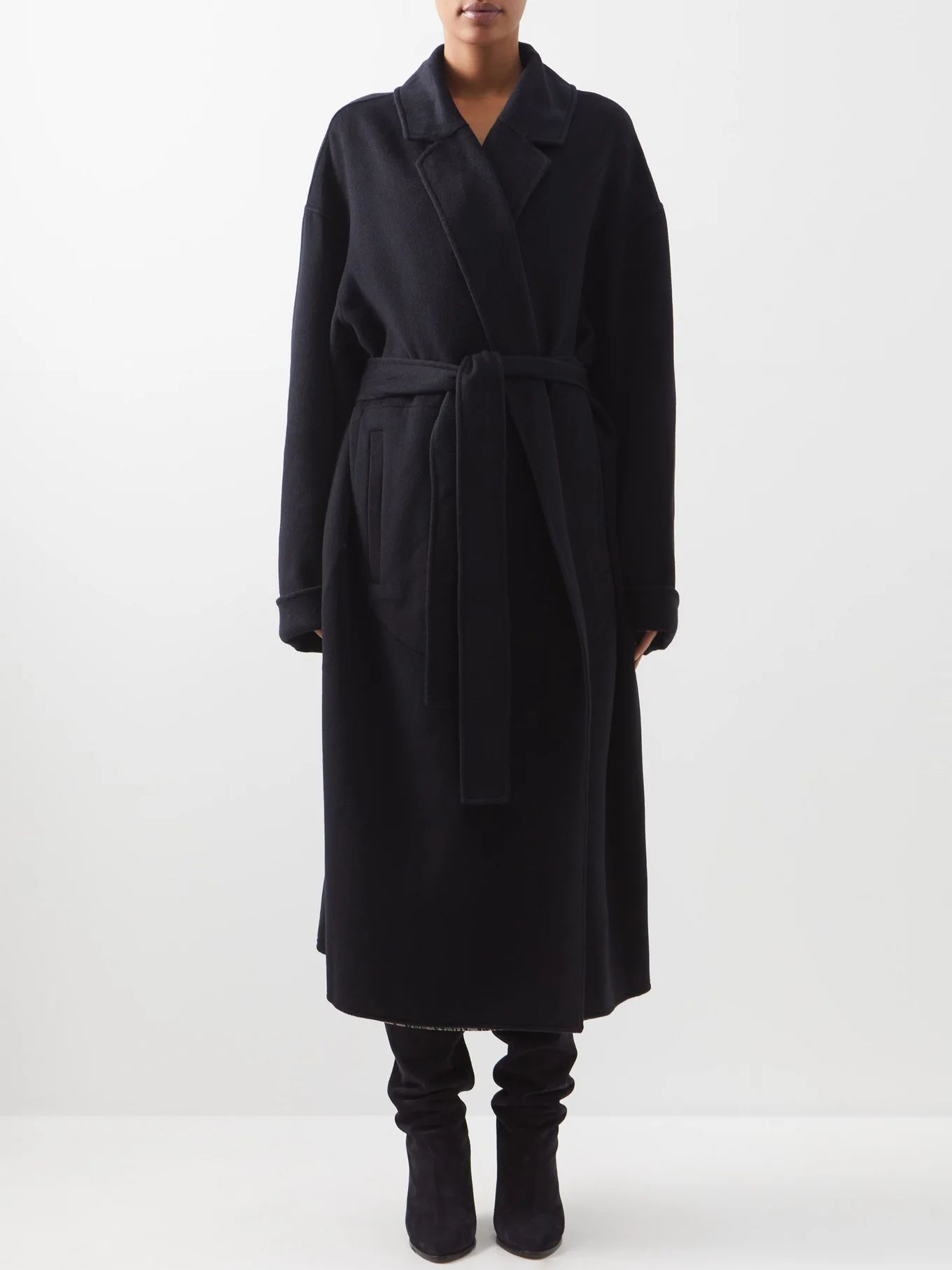 Responsible cashmere-blend blanket coat | Raey | Matches (US)