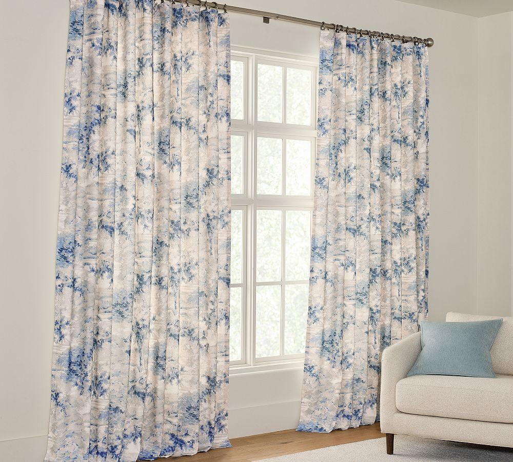 Jardin Toile Curtain | Pottery Barn (US)