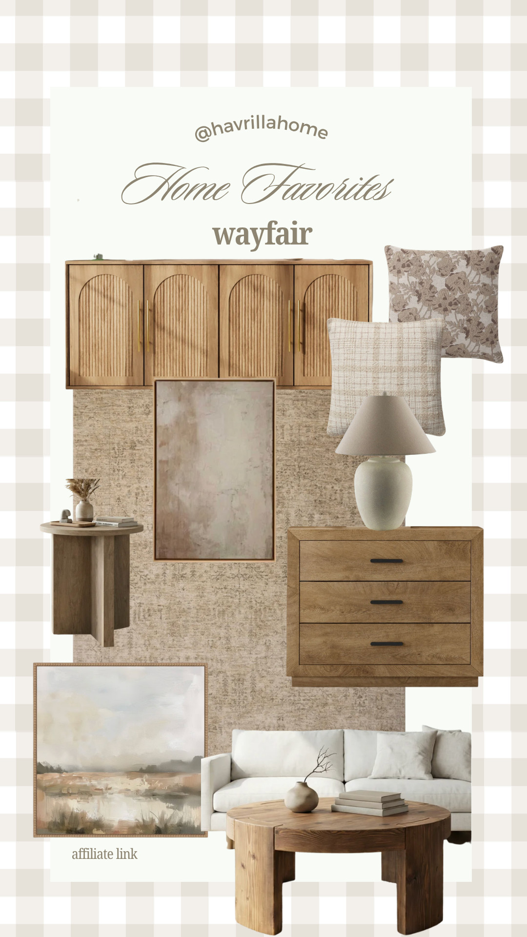 Wayfair home finds, Wayfair furniture, neutral home decor, organic modern decor, warm neutral home, living room furniture finds, affordable home decor, neutral area rug, wood side table, wood dresser, neutral accent pillows, traditional home decor, transitional home decor, cozy living room ideas, designer look for less, Wayfair home favorites

#LTKHome