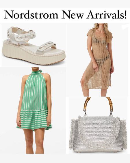 New at Nordstrom!! Sandals, summer dress, vacation dress,
Summer bag, cover up, vacation style 

#LTKItBag #LTKSeasonal #LTKShoeCrush