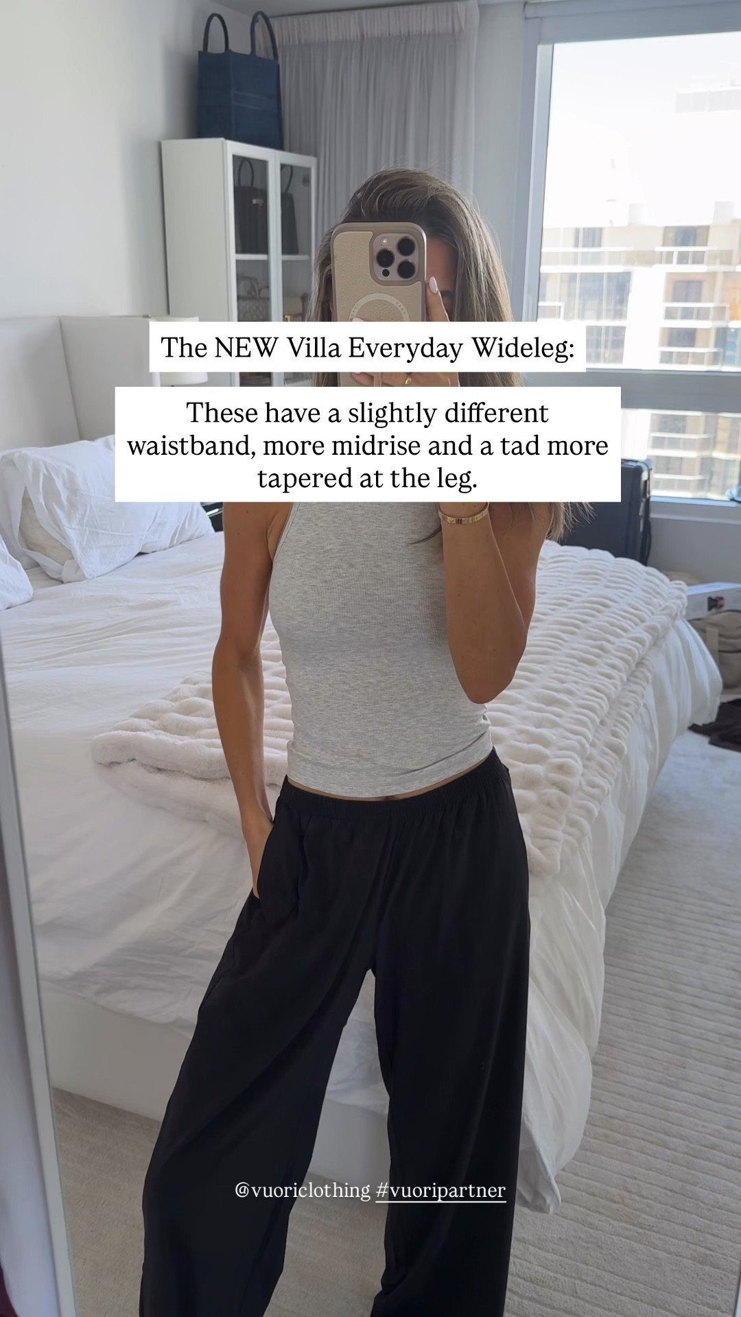 These pants from Vuori are my fave for summer—they’re lightweight and wrinkle-resistant which is so great for traveling-and come in different lengths. I’m wearing a small and the color Java. @vuoriclothing #vuoripartner