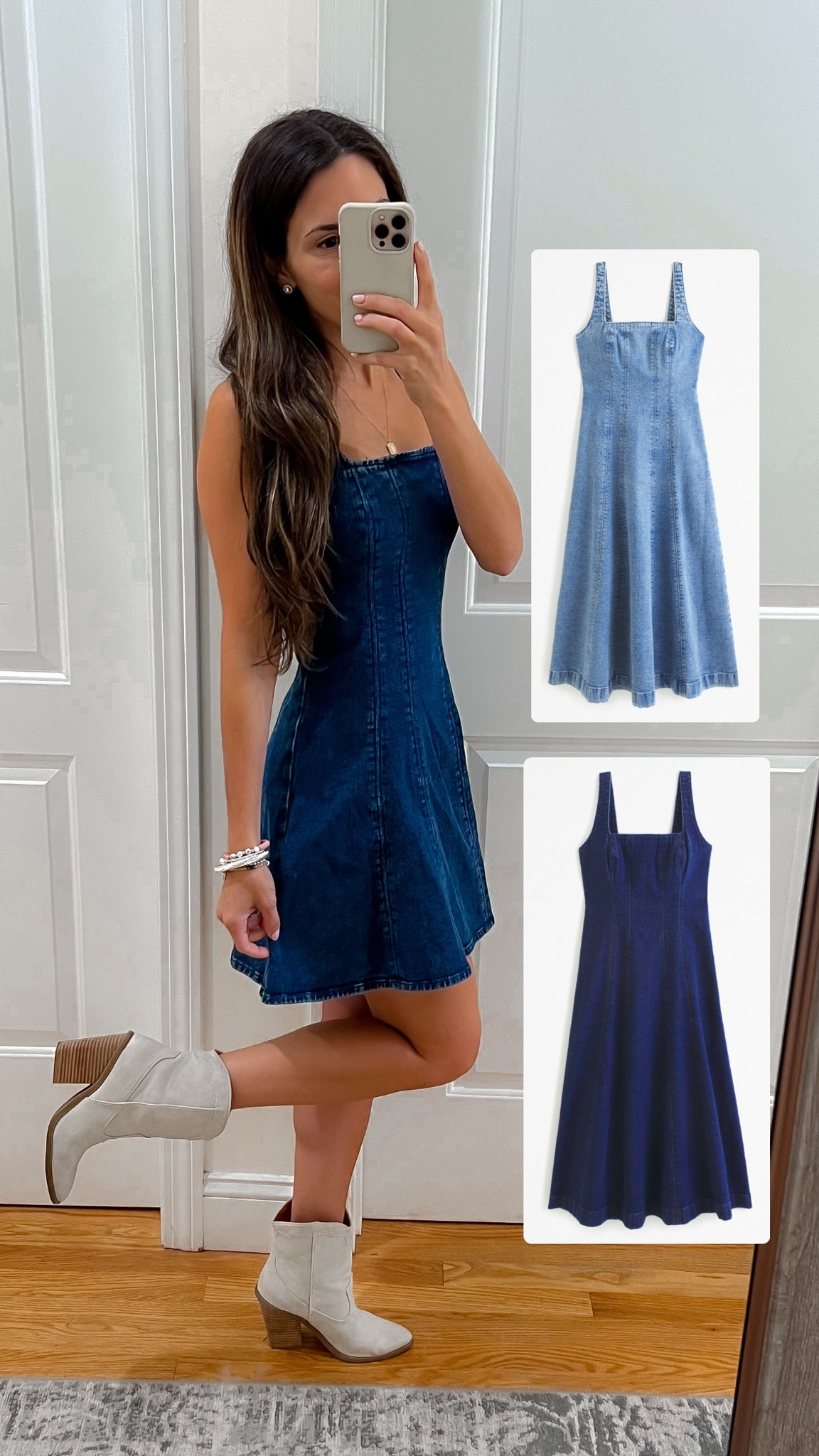 Mini denim dress no longer available but new Midi version is!

Seamed midi dress ; midi denim dress ; Abercrombie denim dress ; Nashville outfit 

#LTKstyletip #LTKSeasonal #LTKSpringSale