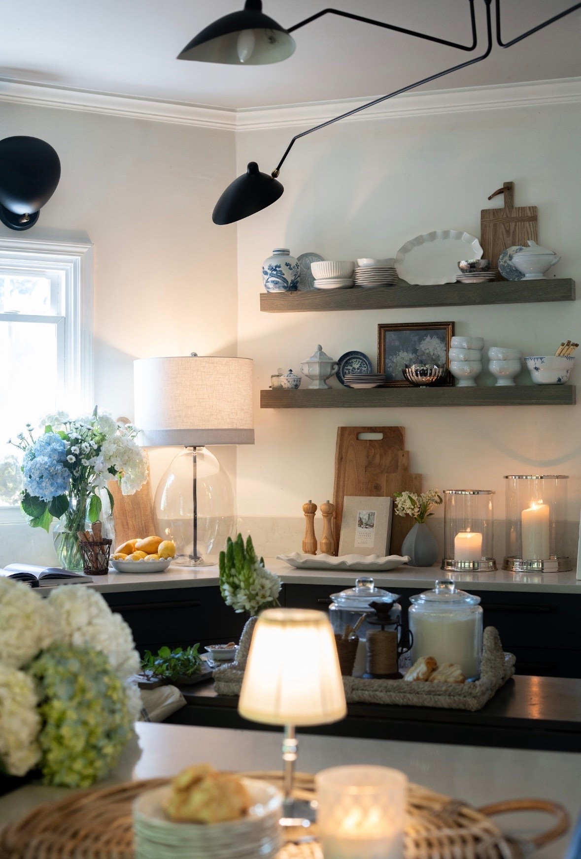 This is your sign to turn on the lamps, light the candles, style the shelves, and romanticize your kitchen a little more!! I wanted this space to feel warm, layered, welcoming, and effortlessly elegant… like the kind of kitchen people naturally gather in and never want to leave. Safe to say I’m absolutely in love with how cozy and elevated this feels!!

#LTKSeasonal #LTKOver40