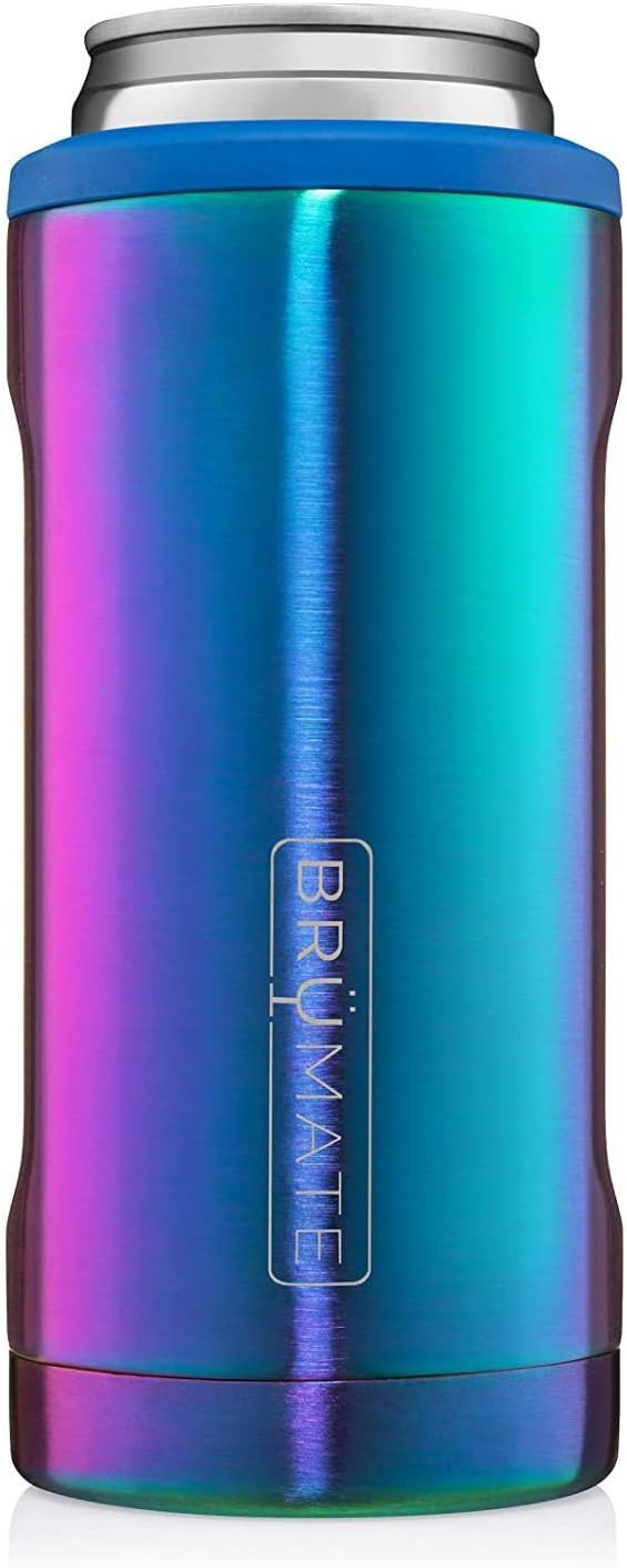 BrüMate Hopsulator Slim Double-Walled Stainless Steel Insulated Can Cooler for 12 Oz Slim Cans (... | Amazon (US)