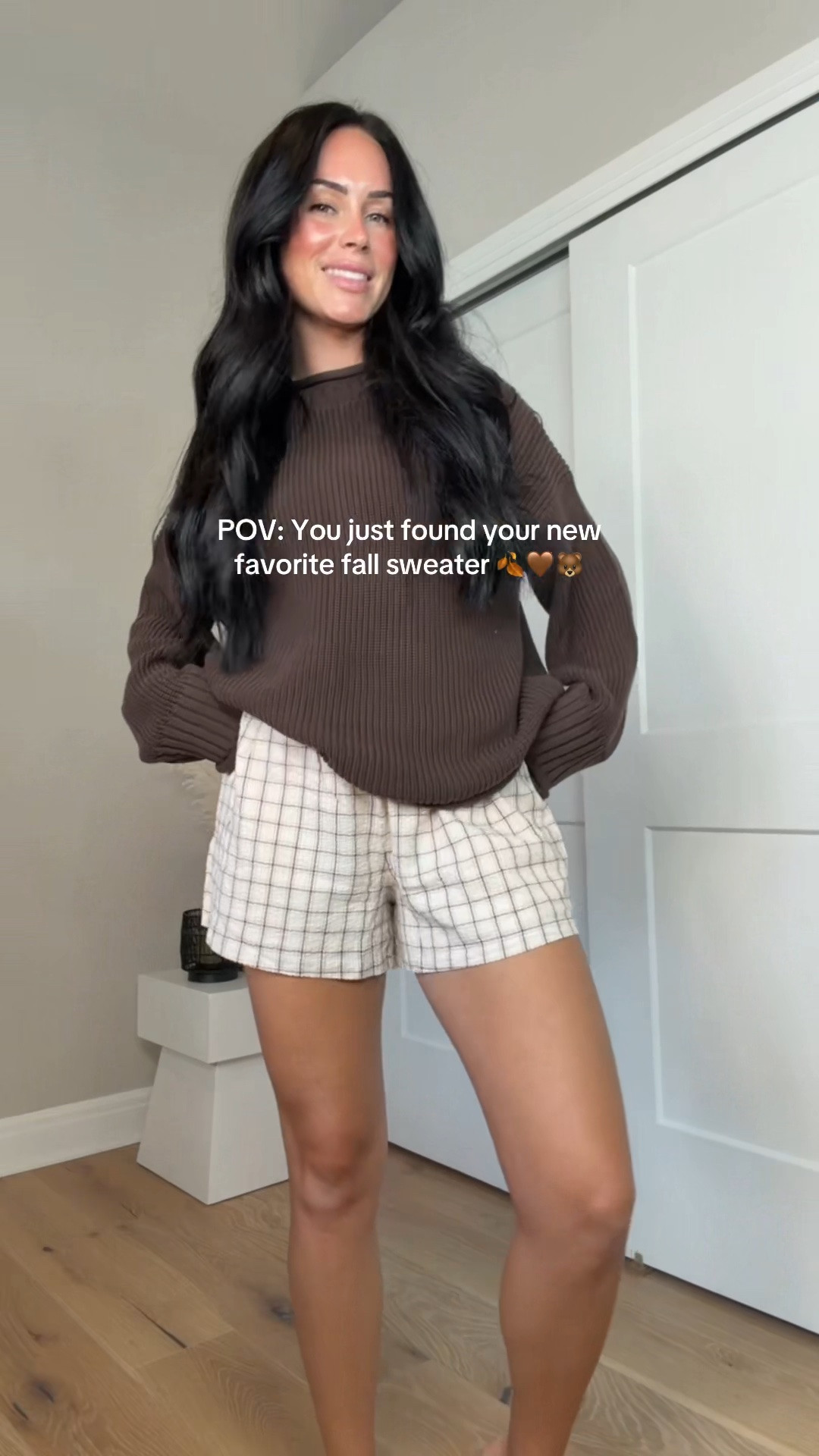 Obsessed with this sweater and how it pairs with these!! ✨ I’ll have my outfit linked on my LTK.

My sizing 5’7, 145lbs, 32dd
I’m wearing size mediums
