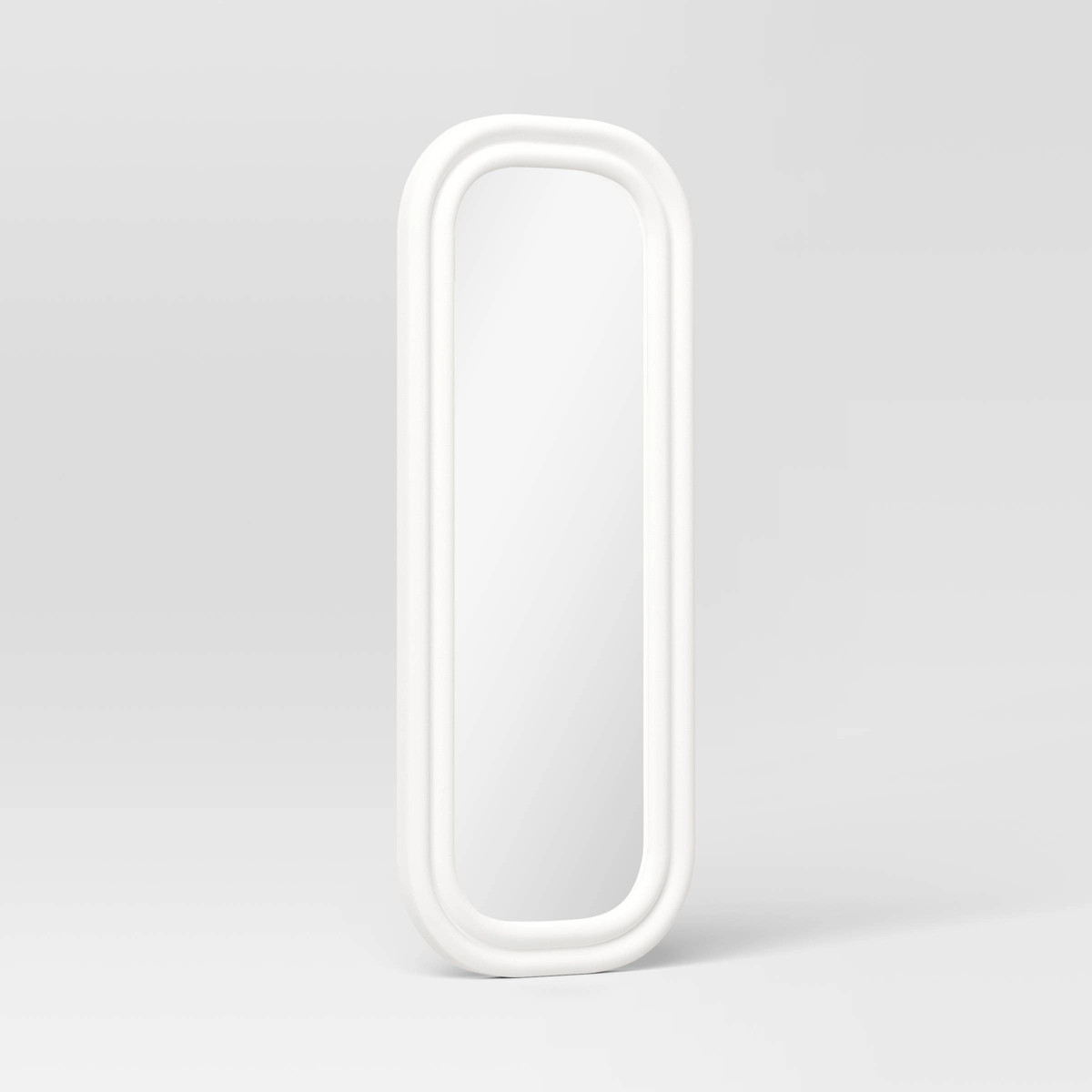 25"x65" Textured Floor Mirror White - Threshold™ | Target