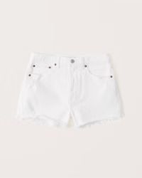 Women's Curve Love High Rise Mom Shorts | Women's Bottoms | Abercrombie.com | Abercrombie & Fitch (US)