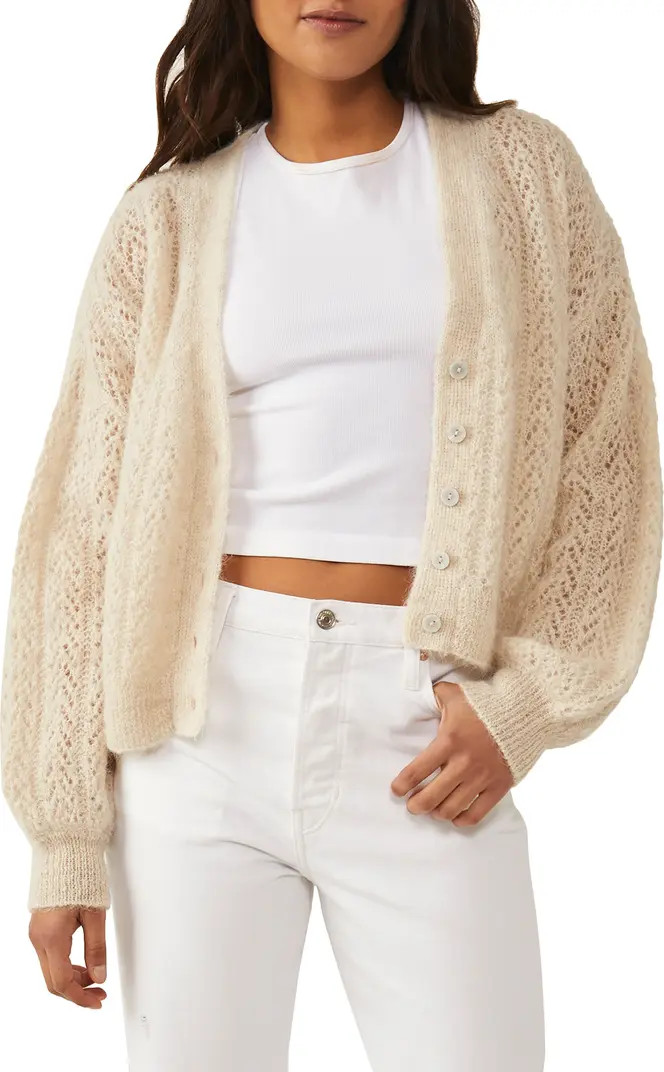 Ameila Alpaca Pointelle Cardigan | Nordstrom Rack