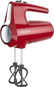 Amazon.com: BLACK+DECKER Hand Held Mixer MX610R, 5-Speed, Red: Home & Kitchen | Amazon (US)