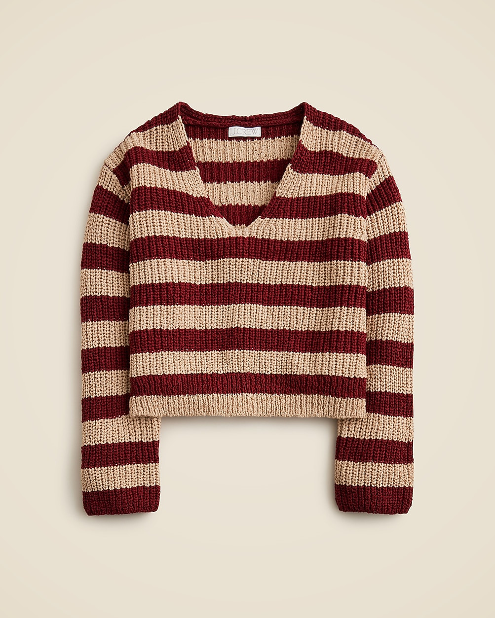 Montauk pullover sweater in stripe | J. Crew US