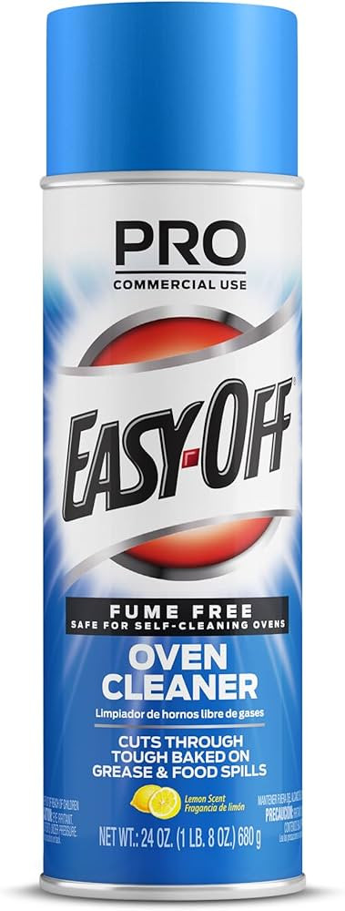 Easy-Off Fume Free Oven Cleaner Spray, Lemon, 24oz, Removes Grease | Amazon (US)