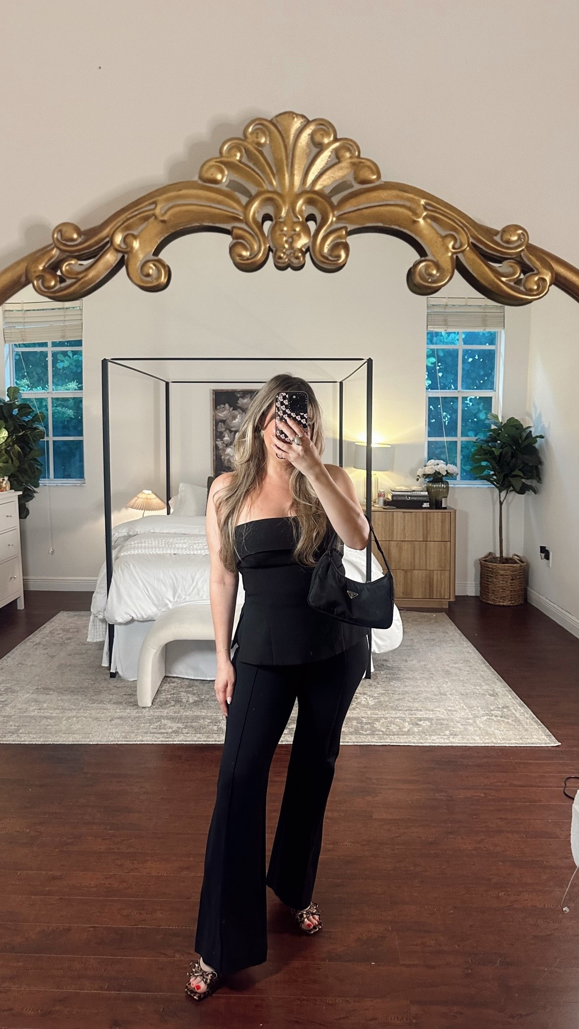 Birthday dinner outfit! Wore sleek and classic all black go a lowkey dinner!