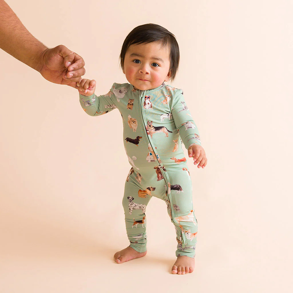 Dog Green Baby Convertible Sleeper | Posh Puppies | Posh Peanut