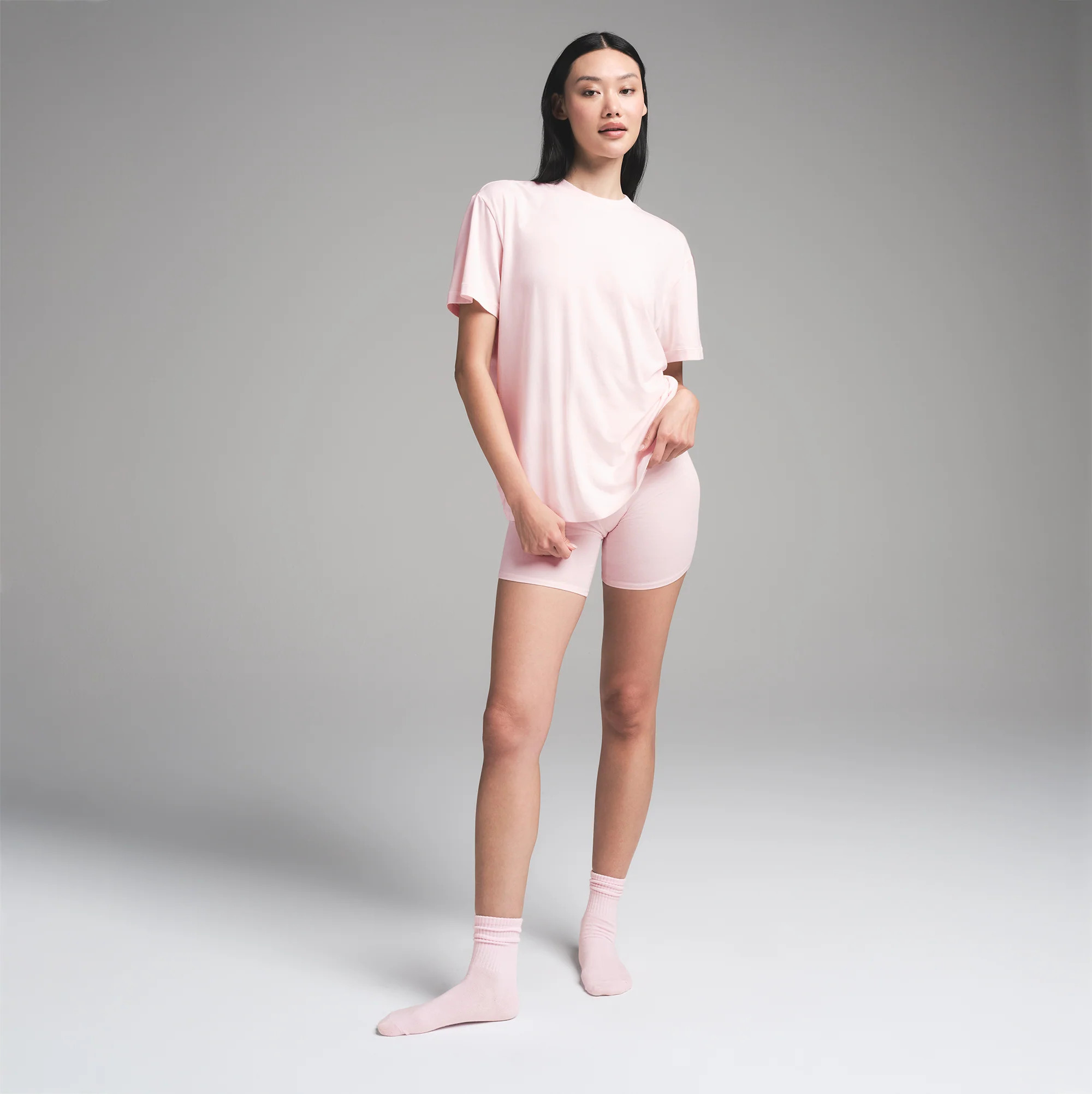 SKIMS T-Shirt | Pink | Small | Boyfriend | SKIMS (US)