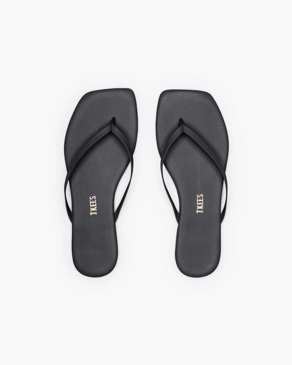 Square Toe Lily in Black | Women's Sandals | TKEES | TKEES