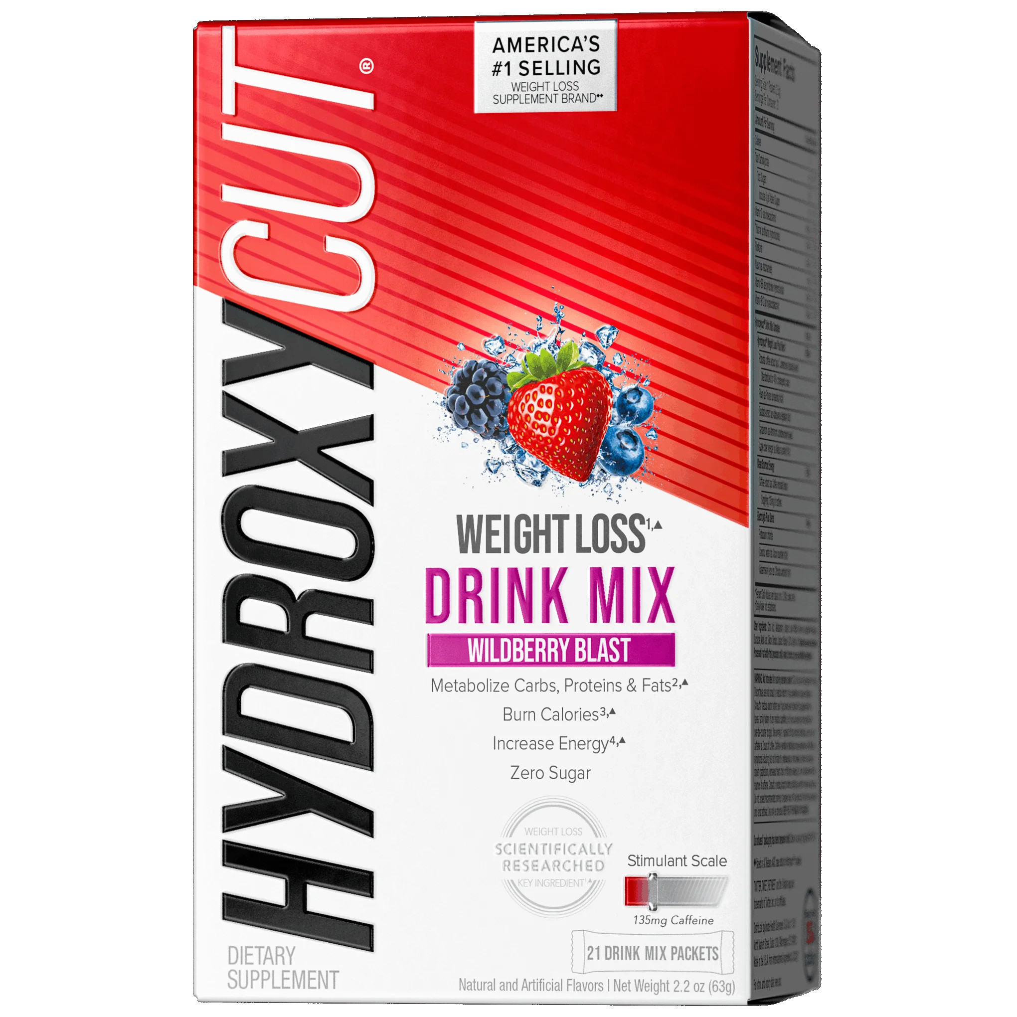 Hydroxycut Original Weight Loss Drink Mix Packets, Burn Calories, Increase Energy, 21 Ct | Walmart (US)
