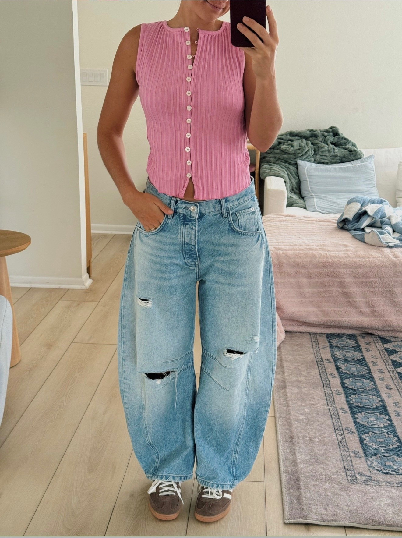 I wear these jeans SO often!! I sized up one to a 26!

#LTKCyberWeek #LTKSeasonal #LTKGiftGuide