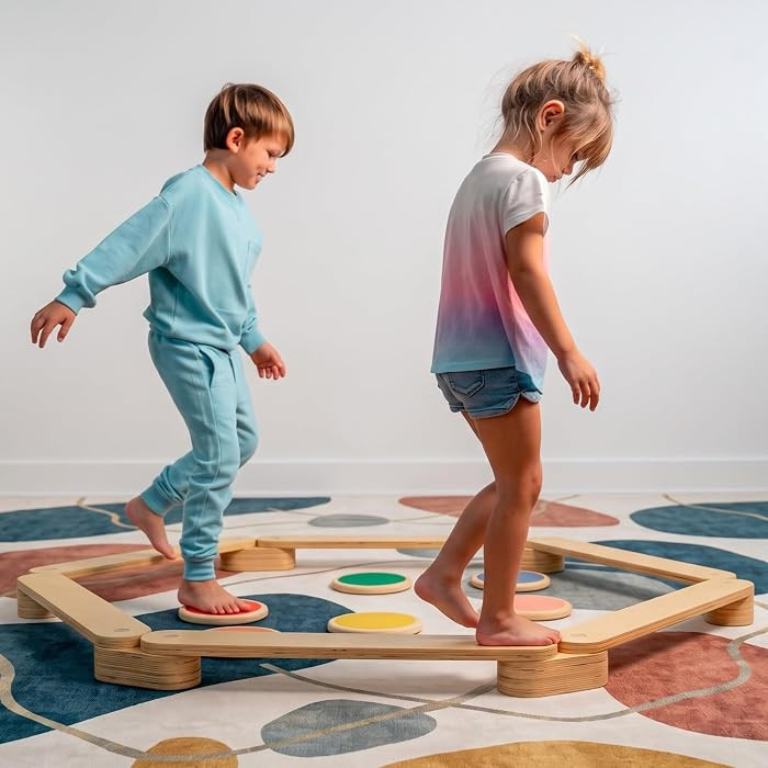 Avenlur Majesty Balance Beam for Kids, Toddler Stepping Stones Set | Amazon (US)