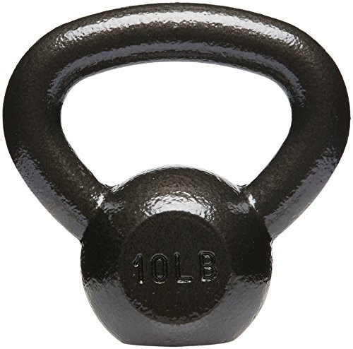 Amazon Basics Cast Iron Kettlebell, 10 Pounds, Black | Amazon (US)