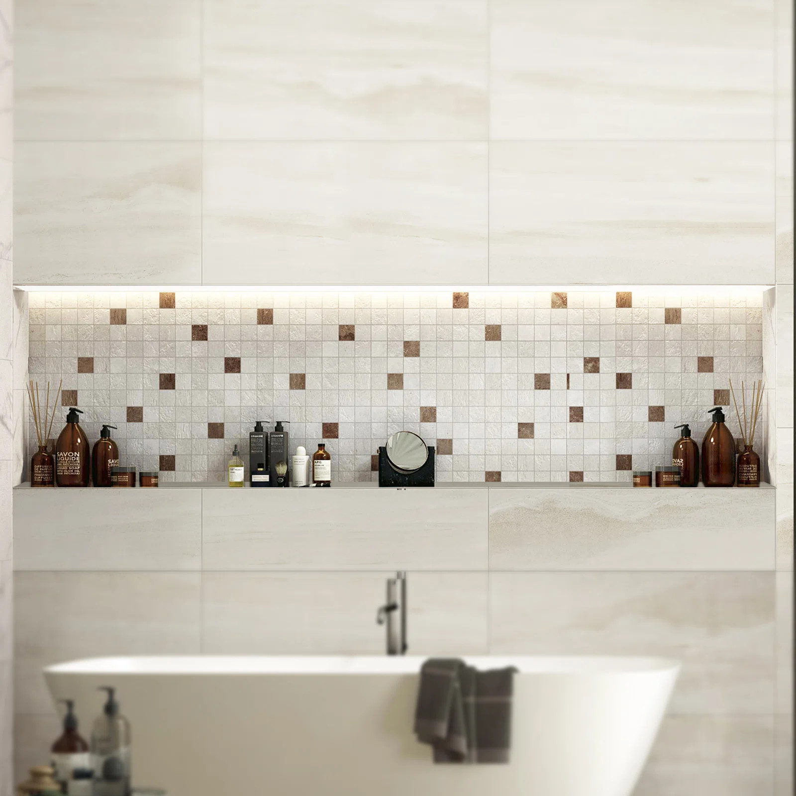 Stellweilan Tessberg Shower Niche Ready for Tile 16" x 50", Square Corners Wall-inserted Niche Re... | Wayfair North America