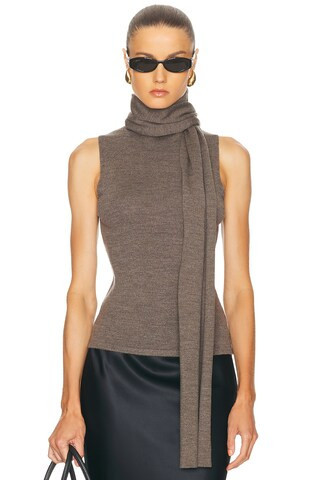 Staud Canal Top in Taupe | FWRD 