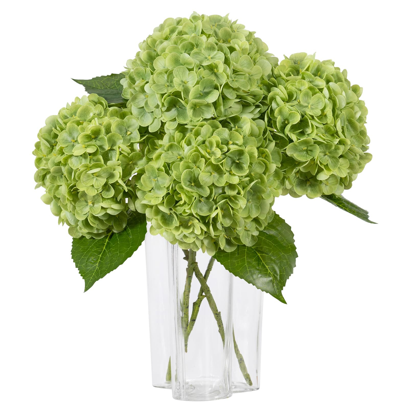 DuHouse 3Pcs Large Hydrangea Artificial Flowers,20 inch Latex Real Touch Hydrangeas Lifelike Hydr... | Amazon (US)