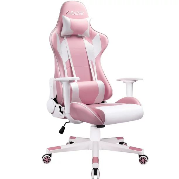 Homall Gaming Chair Office Chair High Back Computer Chair Leather Desk Chair Racing Executive Erg... | Walmart (US)