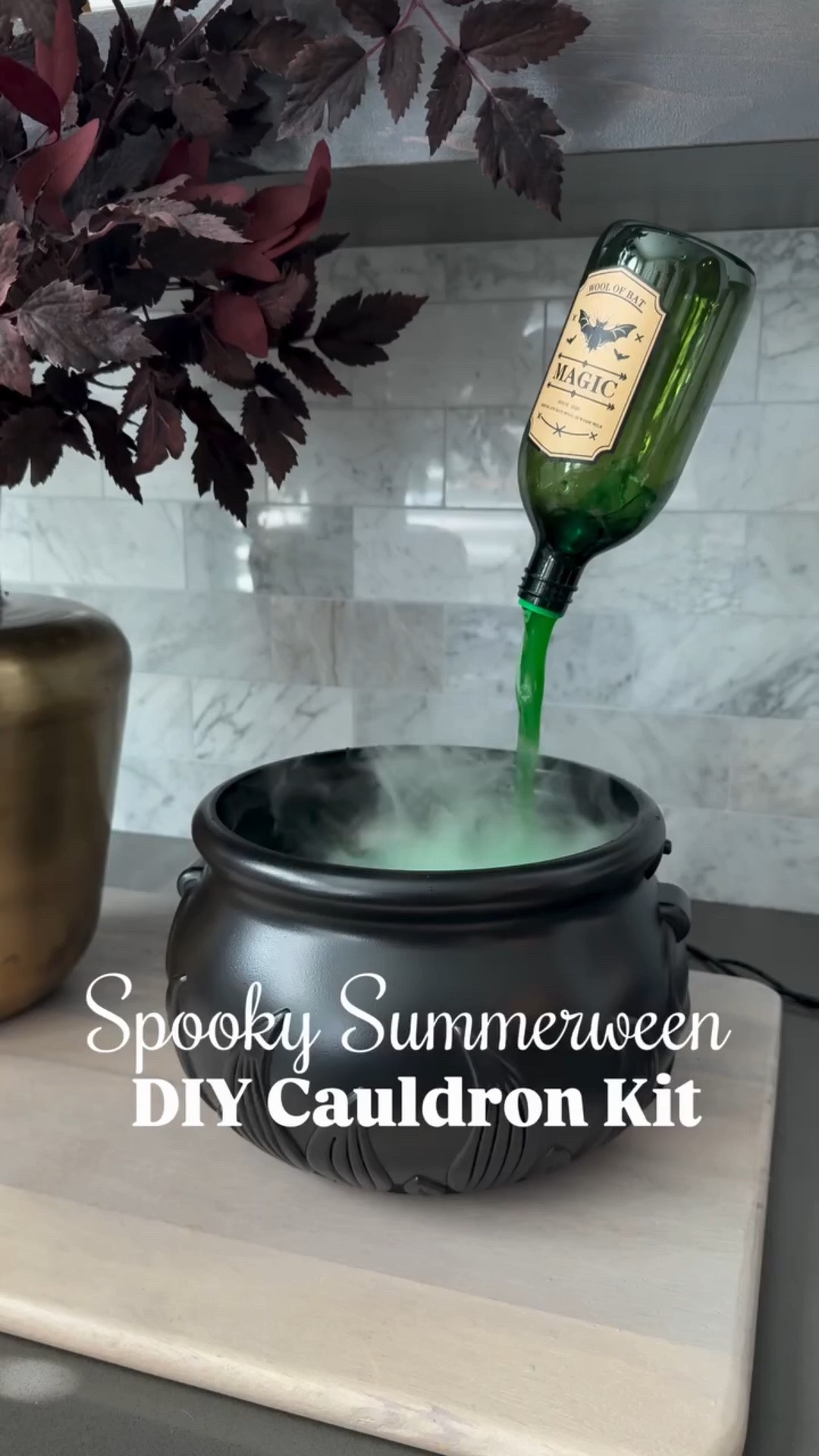 This spooky best seller sold out so fast last year!! The kit comes with everything you need and was really simple to set up. It was a hit all season, I can’t wait to bring it back out this year! 👻🎃

Summerween, Halloween decorations, smoking cauldron, bubbling cauldron, viral Halloween decor, Amazon Halloween, witch decor, Harry Potter party, Harry Potter decor, magic decor

#LTKSeasonal #LTKHome #LTKmomlife