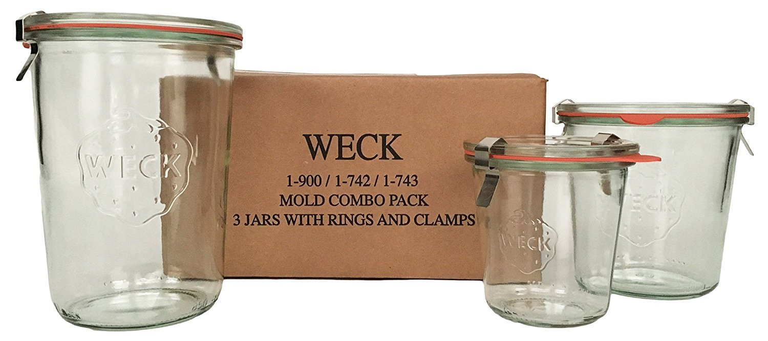 WECK Mold Jar Combo Pack (Standard) | Amazon (US)