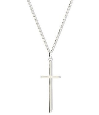 Miranda Frye Cross Short Pendant Necklace - Silver | Dillard's