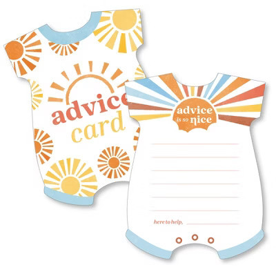 Big Dot of Happiness Here Comes The Son Baby Shower Advice Cards Game, Boy Boho Baby Shower Wish Card Activities - Set of 20 | Target