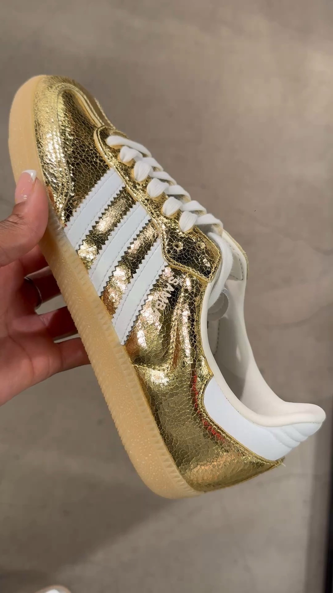 These are soooooo cute for the holidays. Even matching as a family for photos! These gold sambas would be perfect 

#LTKStyleTip #LTKFindsUnder100 #LTKSeasonal