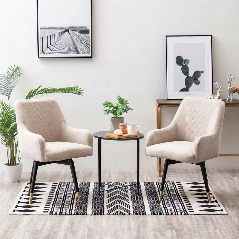 Jessop Tufted Upholstered Arm Chair (Set of 2) | Wayfair North America
