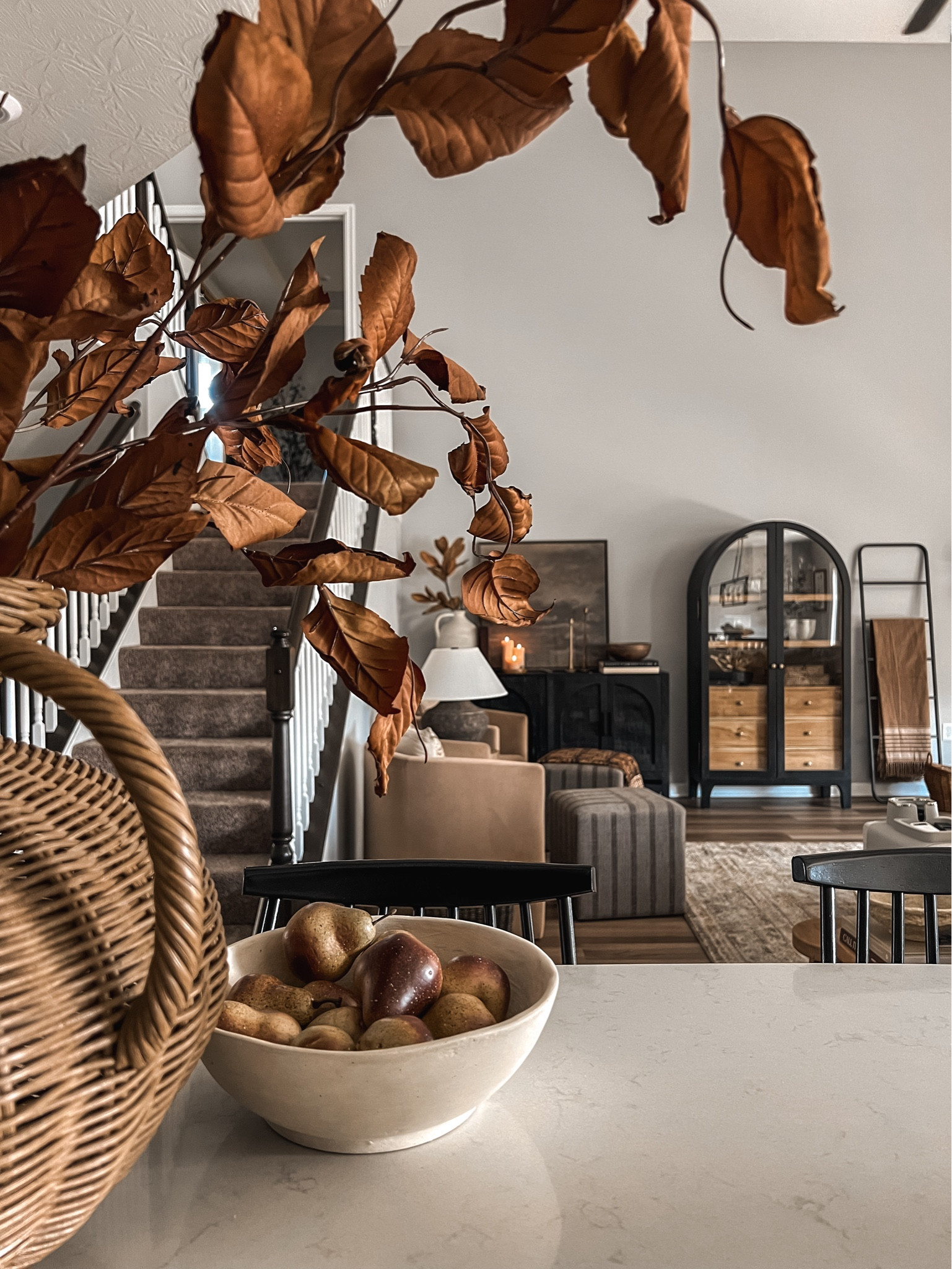 Fall Styling | Fall Decor | Living Room Styling | Vase Styling | Fall Stems | Hutch Cabinet | Sideboard Styling | Accent Chair | Ottoman | Target Finds | Loloi Rug

#LTKSeasonal #LTKHome #LTKStyleTip
