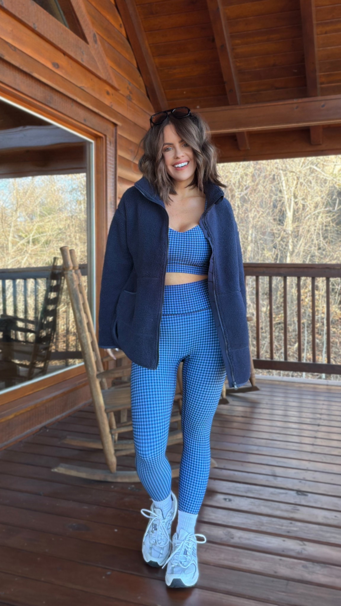 Morning walk in the smokie mountains 
Wearing a small in jacket &  top and a small short in leggings. 
Shoes are true to size 


#abercrombie #afstyle #casualoutfit #wiw #leggingsoutfit 

#LTKPetite #LTKActive #LTKootd